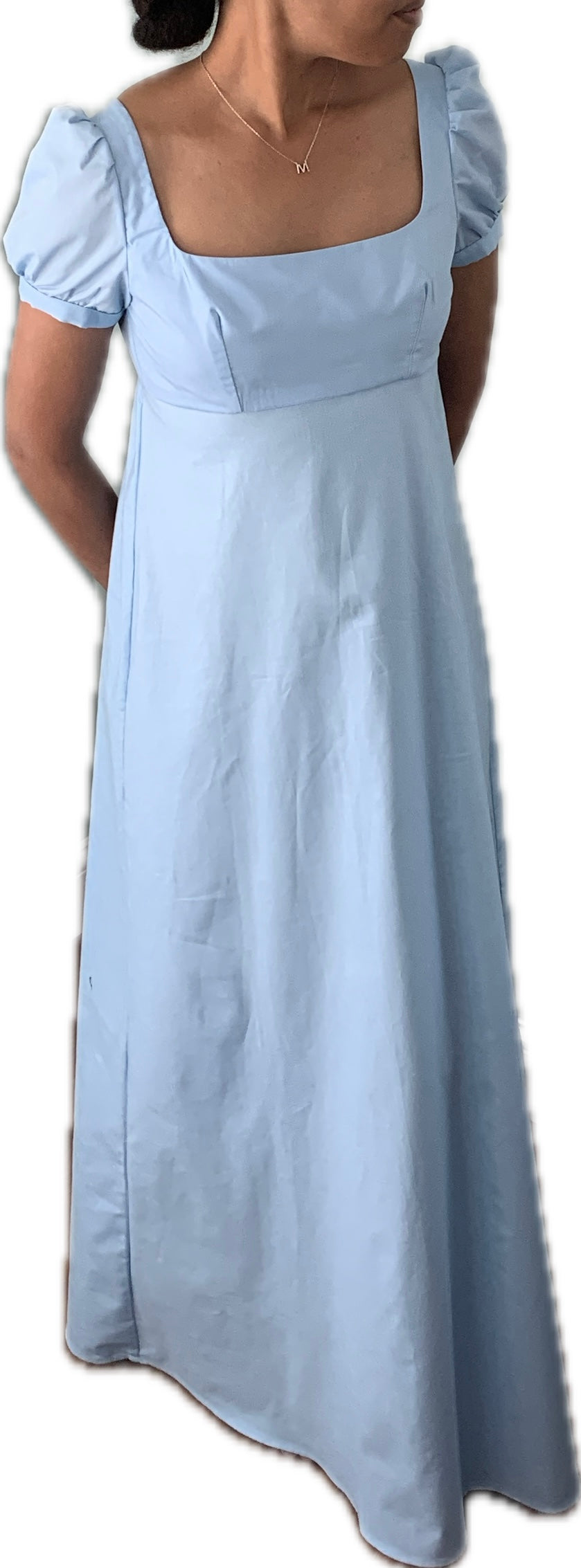 Light Blue Regency Era Dress