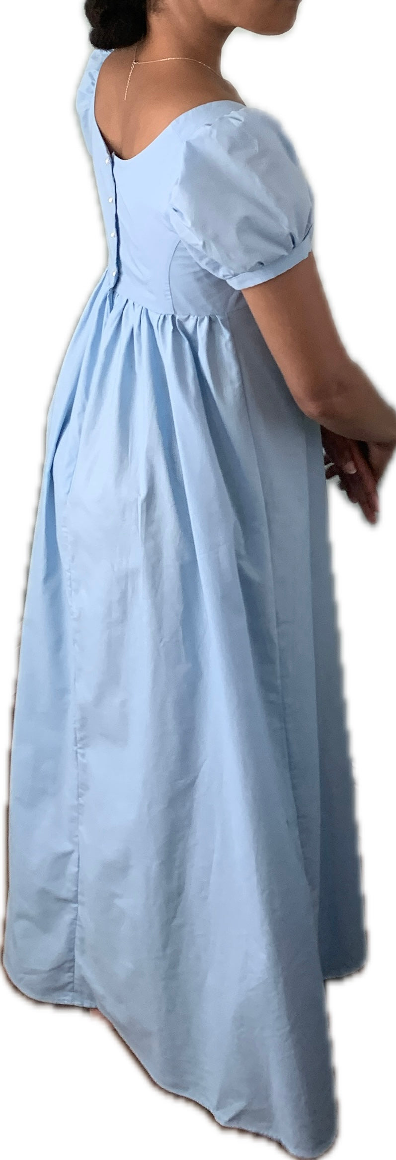 Light Blue Regency Era Dress